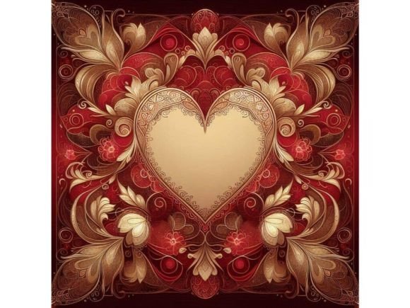 Download A Frame with Intricate Lace Heart Patter - Intricate lace Collection