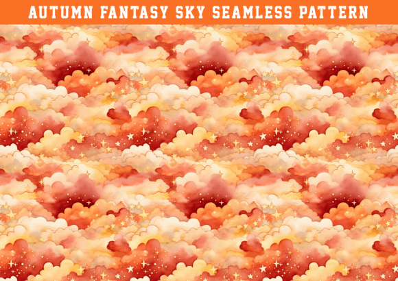 Download Fall Fantasy Sky Seamless - Seamless Collection