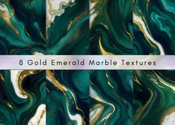 Download 8 Gold Emerald Marble Textures - Emerald marble Collection
