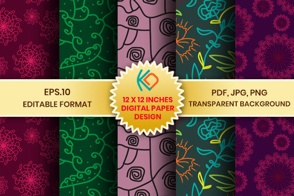 Download Seamless Pattern, Digital Paper Design - Seamless Collection